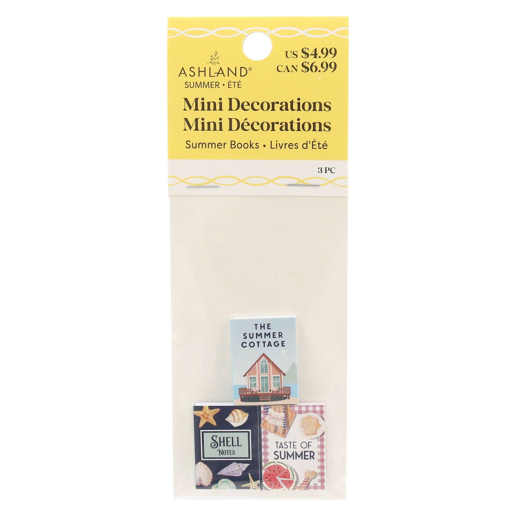 Mini Summer Book Decoration Set by Ashland®